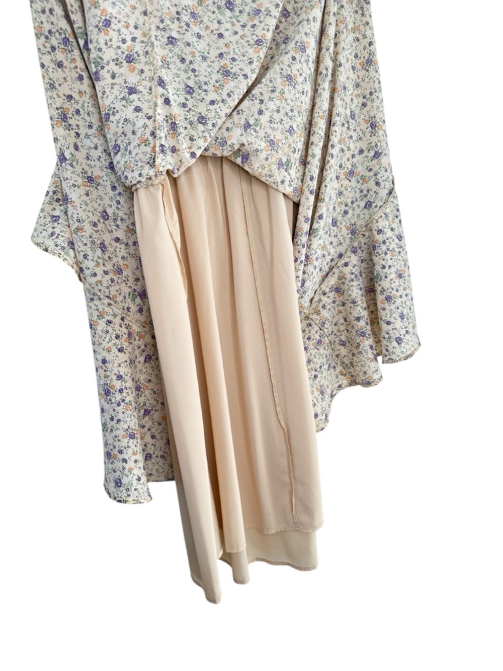 Grace Karin Floral Maxi Dress Boho Square Neck Sundress Garden Party 2XL Pastel - Picture 10 of 11